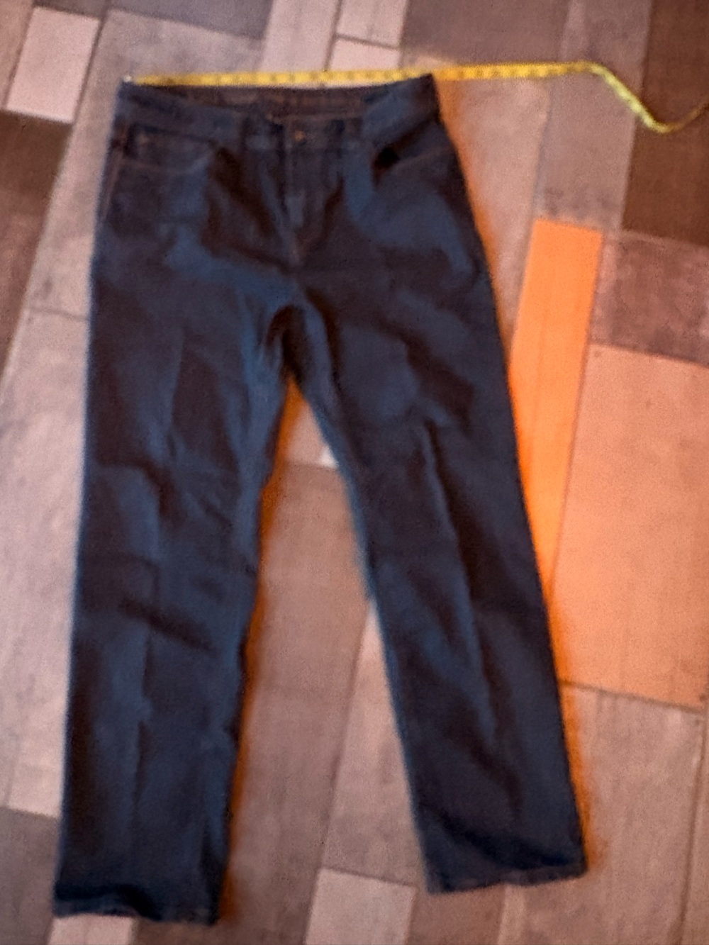 Men’s Prana Straight-Leg Jeans in Dark Indigo - Picture 4 of 5